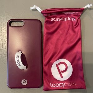 Maroon Loopy Case